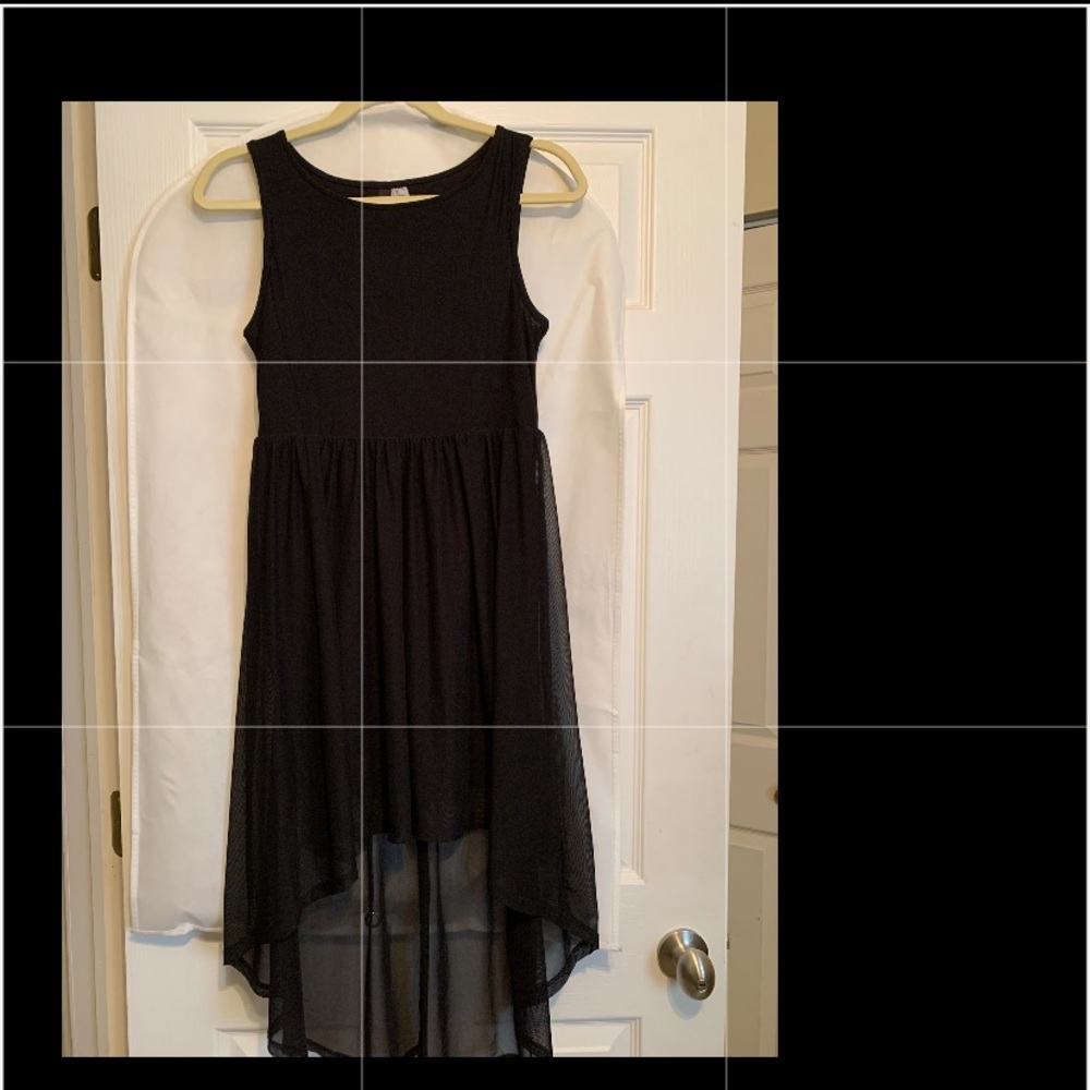 Black Hi-Lo Dress